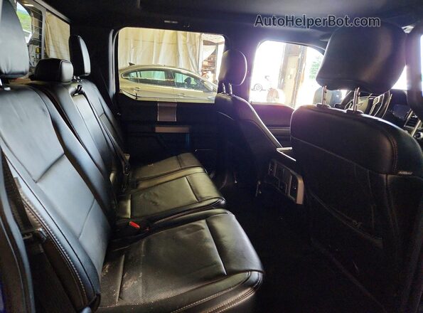1FTEW1EG5HFB82691 2017 FORD F150 Синий Вид задних сидений