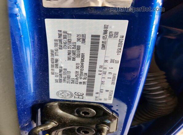 1FTEW1EG5HFB82691 2017 FORD F150 Синий Вид подкапотного пространства