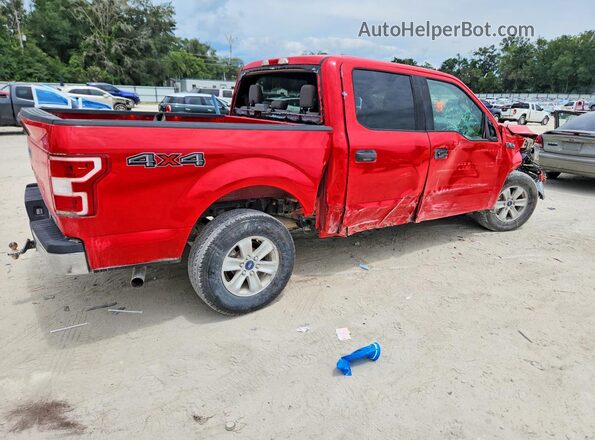 1FTEW1EG5JFB31343 2018 FORD F150 Красный Задняя правая четверть