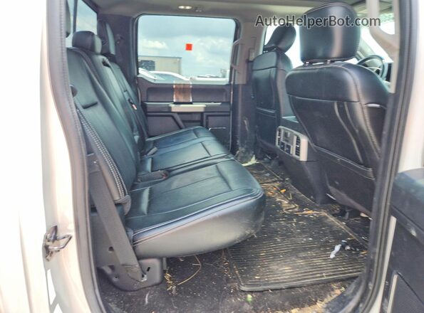 1FTEW1EG5JFC43463 2018 FORD F150 White Вид задніх сидінь