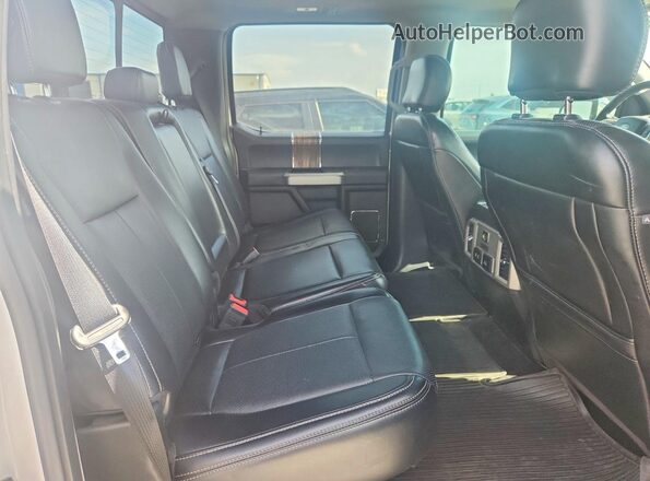 1FTEW1EG5JKF73711 2018 FORD F150 White უკანა სავარძლების ხედი