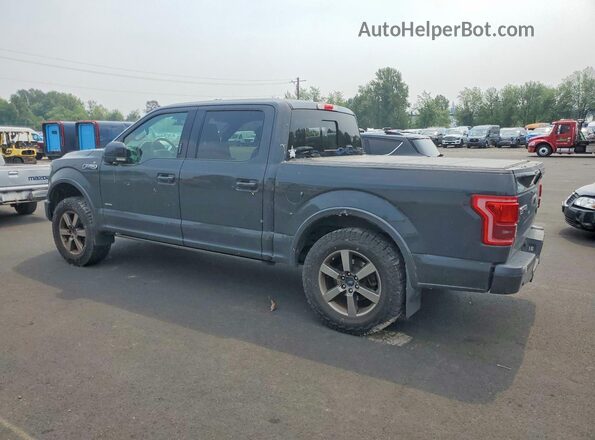 1FTEW1EG6GFA80055 2016 FORD F150 Gray Задня ліва чверть