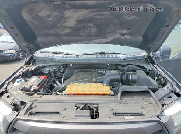 1FTEW1EG6GFA80055 2016 FORD F150 Gray Вид задньої частини салону