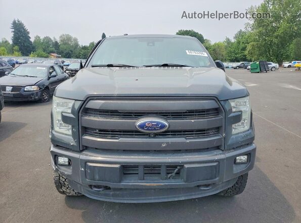 1FTEW1EG6GFA80055 2016 FORD F150 Gray Вид спереду
