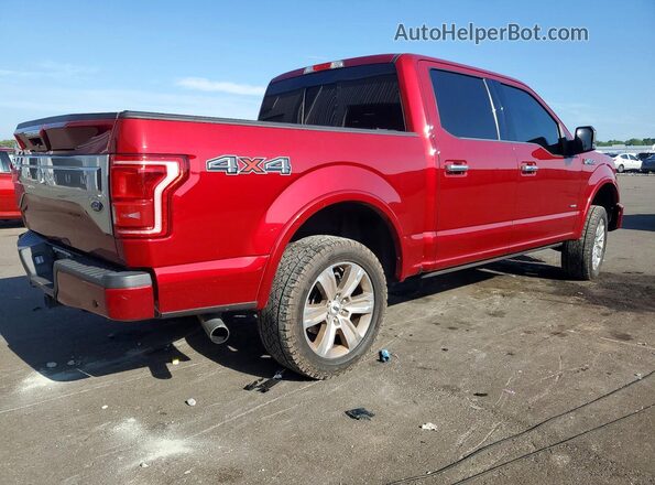 1FTEW1EG6GFB41534 2016 FORD F150 Красный Задняя правая четверть