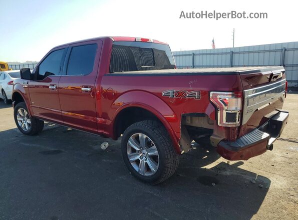 1FTEW1EG6GFB41534 2016 FORD F150 Красный Задняя левая четверть