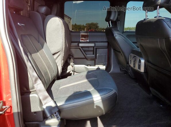 1FTEW1EG6GFB41534 2016 FORD F150 Красный Вид задних сидений
