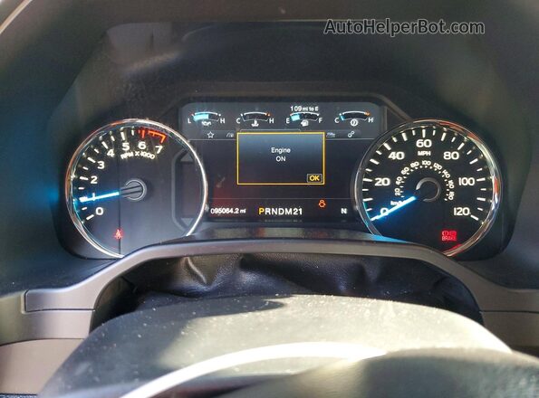 1FTEW1EG6GFB41534 2016 FORD F150 Красный Вид щитка приборов