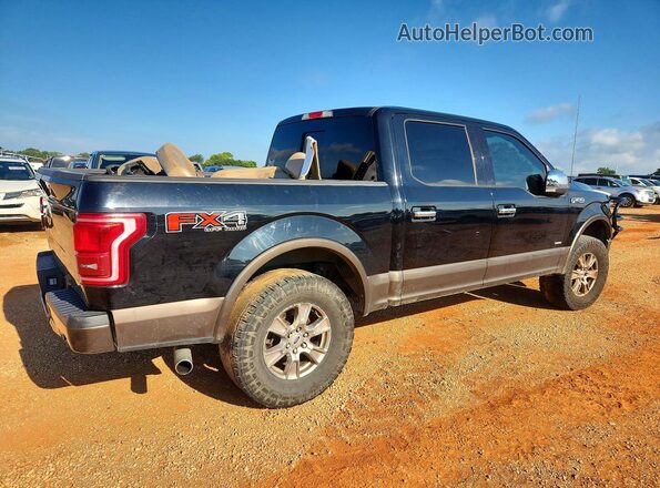 1FTEW1EG6GFC17219 2016 FORD F150 Black Tył prawy