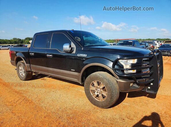 1FTEW1EG6GFC17219 2016 FORD F150 Black Przód prawy