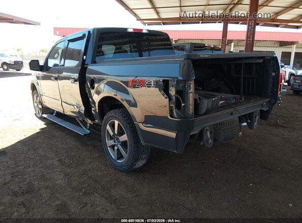 1FTEW1EG6GFC20413 2016 FORD F150 Gray Trasero izquierdo