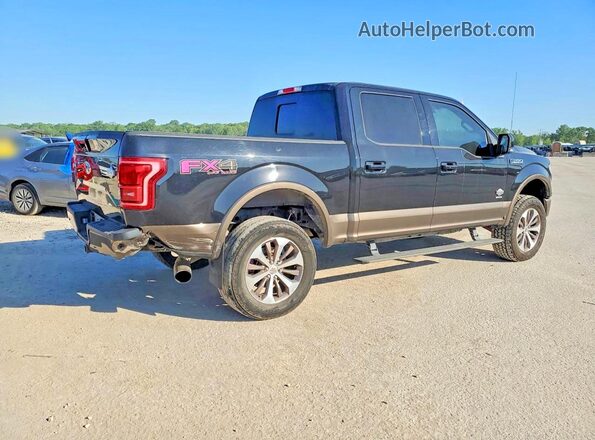 1FTEW1EG6GFD41104 2016 FORD F150 Black Tył prawy