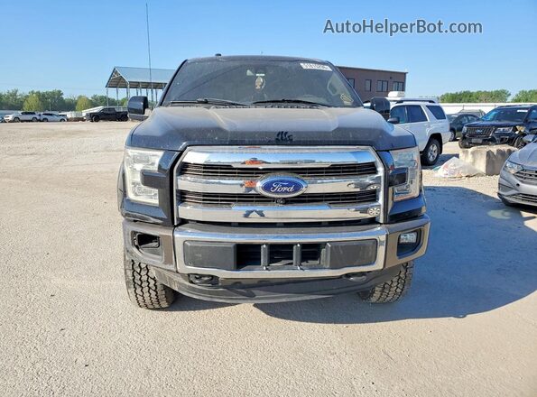 1FTEW1EG6GFD41104 2016 FORD F150 Black Widok z przodu