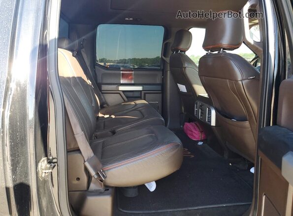 1FTEW1EG6GFD41104 2016 FORD F150 Black Widok tylnych siedzeń