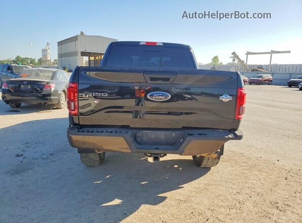 1FTEW1EG6GFD41104 2016 FORD F150 Black Widok z tyłu