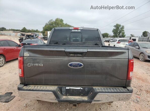 1FTEW1EG6GKF46266 2016 FORD F150 Gray Հետևի տեսք