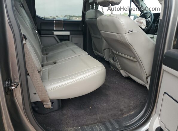 1FTEW1EG6GKF46266 2016 FORD F150 Gray Հետևի նստատեղերի տեսք