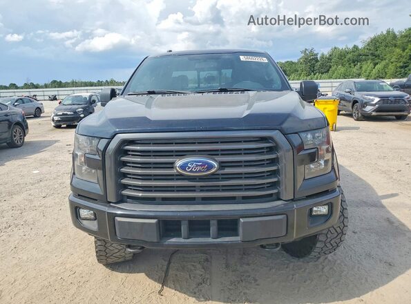 1FTEW1EG6HFB85132 2017 FORD F150 Black Front view