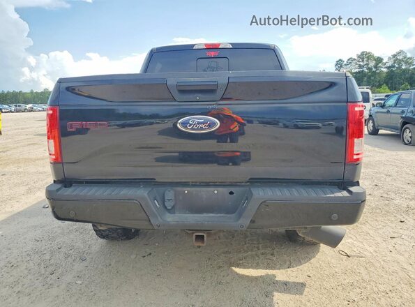 1FTEW1EG6HFB85132 2017 FORD F150 Black Rear view