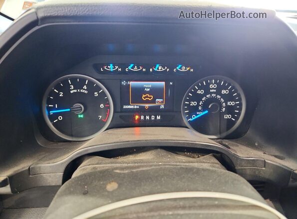 1FTEW1EG6HFC84839 2017 FORD F150 White Вид щитка приладів