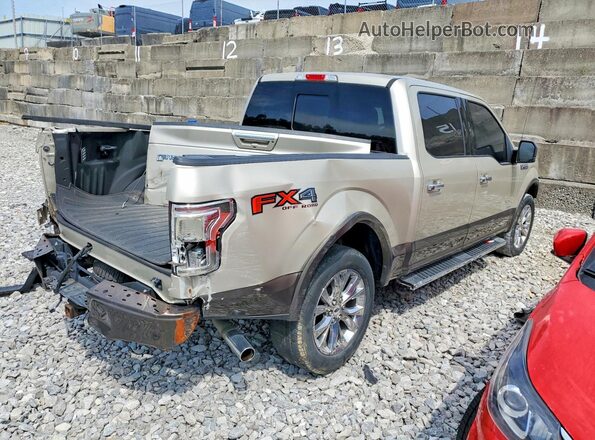 1FTEW1EG6HKC59124 2017 FORD F150 Желто-коричневый Задняя правая четверть