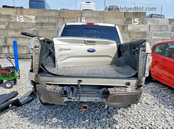 1FTEW1EG6HKC59124 2017 FORD F150 Желто-коричневый Вид сзади