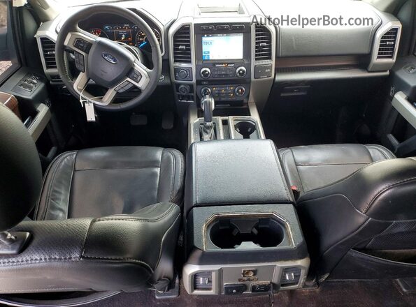 1FTEW1EG6HKC59124 2017 FORD F150 Желто-коричневый Вид панели приборов