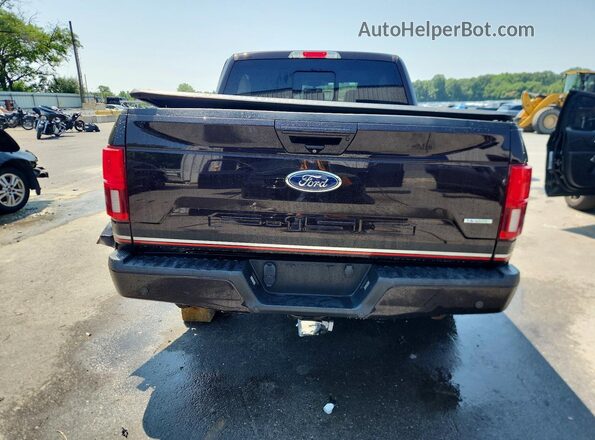 1FTEW1EG6JFB59619 2018 FORD F150 Burgundy Rear view