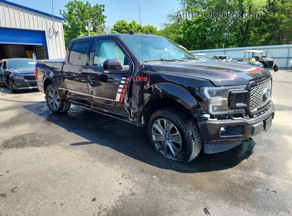 1FTEW1EG6JFB59619 2018 FORD F150 Burgundy Front right
