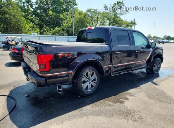 1FTEW1EG6JFB59619 2018 FORD F150 Burgundy Rear right