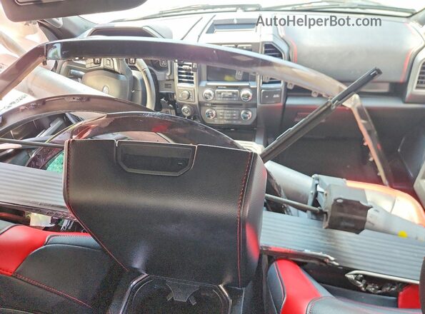 1FTEW1EG6JFB59619 2018 FORD F150 Burgundy Dashboard view