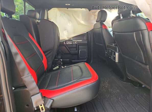 1FTEW1EG6JFB59619 2018 FORD F150 Burgundy Rear interior view
