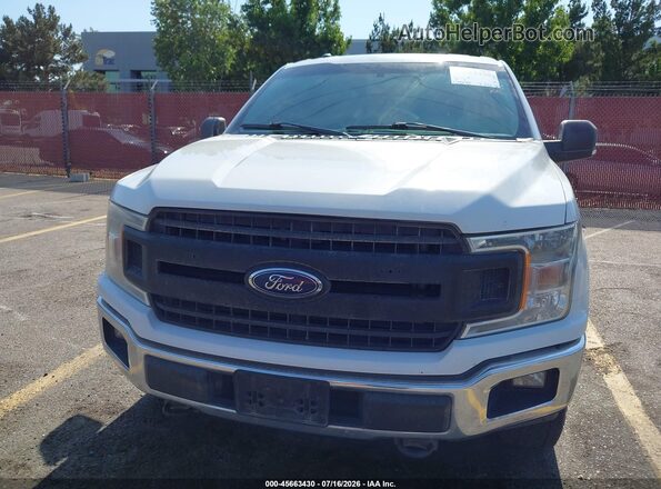 1FTEW1EG6JFD55334 2018 FORD F150 White Widok z przodu