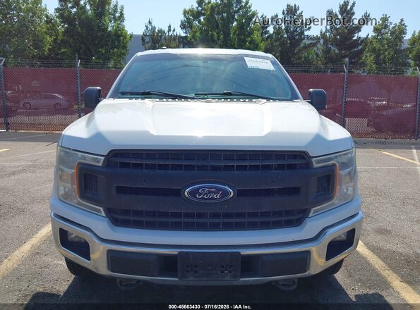 1FTEW1EG6JFD55334 2018 FORD F150 White Widok zestawu wskaźników