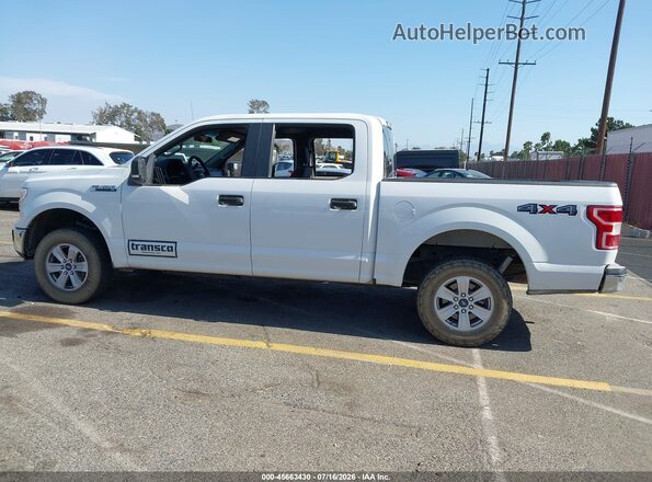 1FTEW1EG6JFD55334 2018 FORD F150 White Widok wnętrza 360 stopni