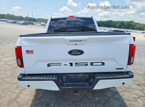 1FTEW1EG6JKC20927 2018 FORD F150 White Vista trasera