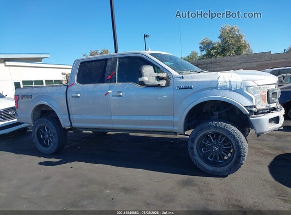 1FTEW1EG6JKD09381 2018 FORD F150 Silver Widok wnętrza 360 stopni