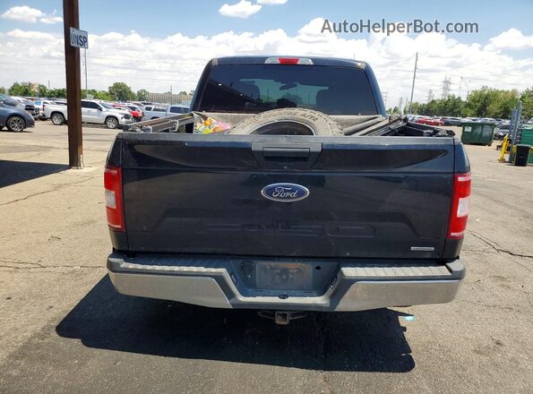 1FTEW1EG6JKD72612 2018 FORD F150 Black უკანა ხედი