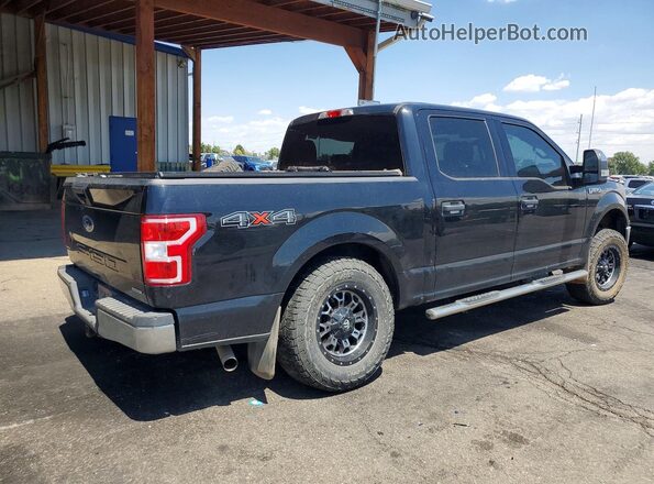 1FTEW1EG6JKD72612 2018 FORD F150 Black უკანა მარჯვენა