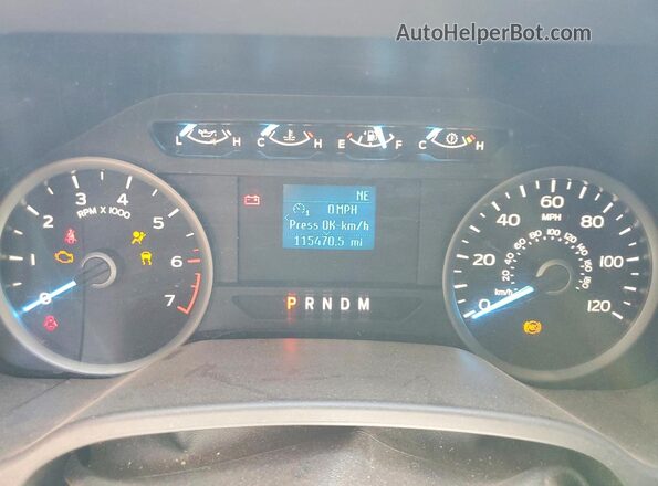 1FTEW1EG6JKD72612 2018 FORD F150 Black ხელსაწყოთა პანელის ხედი