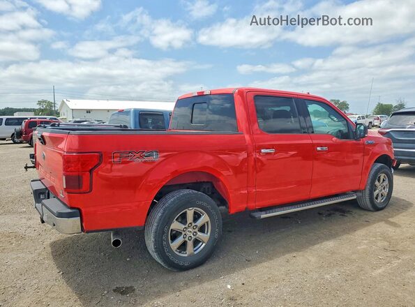 1FTEW1EG6JKF56285 2018 FORD F150 Red უკანა მარჯვენა