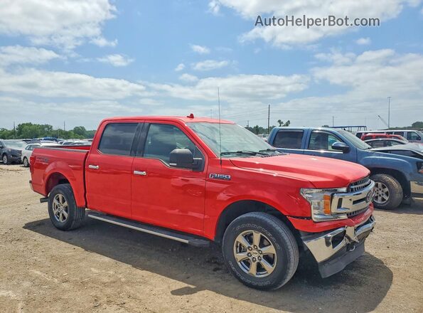 1FTEW1EG6JKF56285 2018 FORD F150 Red წინა მარჯვენა