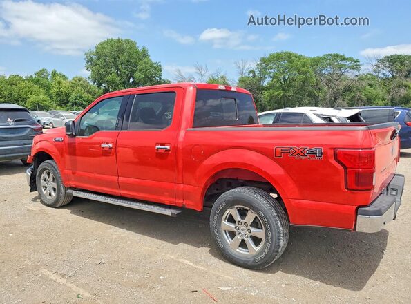 1FTEW1EG6JKF56285 2018 FORD F150 Red უკანა მარცხენა