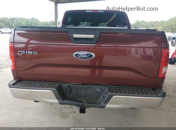 1FTEW1EG7GFA09947 2016 FORD F150 Burgundy 