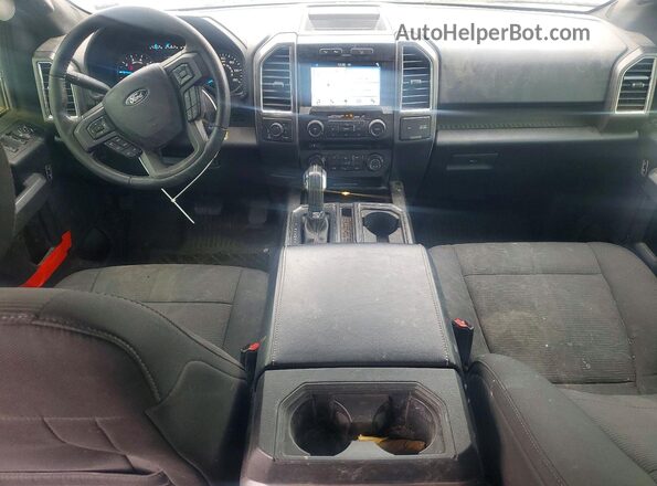 1FTEW1EG7GFB43051 2016 FORD F150 Silver Dashboard view