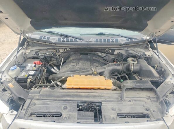 1FTEW1EG7GFB43051 2016 FORD F150 Silver Rear interior view