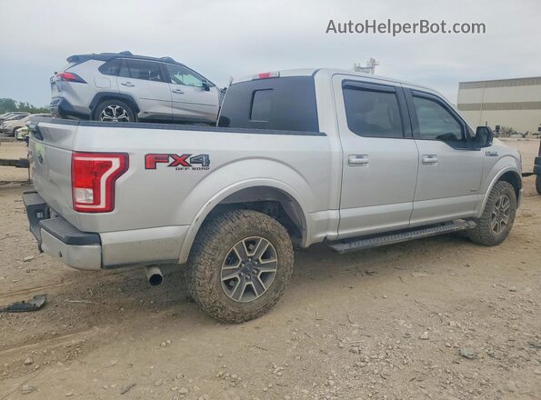 1FTEW1EG7GFB43051 2016 FORD F150 Silver Rear right