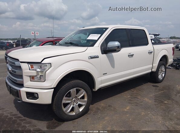 1FTEW1EG7GFB43907 2016 FORD F150 White Przód lewy