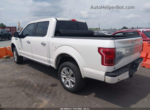 1FTEW1EG7GFB43907 2016 FORD F150 White Tył lewy