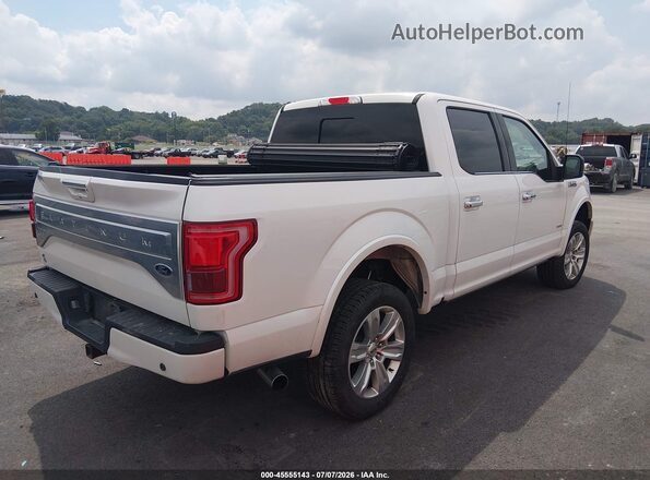 1FTEW1EG7GFB43907 2016 FORD F150 White Tył prawy